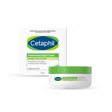 Cetaphil Хидратиращ нощен крем за нормална до много суха кожа 48 ml