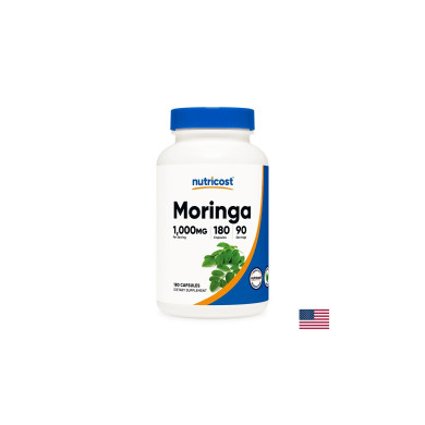 Антиоксидант - Моринга (Moringa), 180 капсули Nutricost
