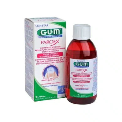 ВОДА ЗА УСТА GUM PAROEX 0,12% 300МЛ