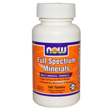 Now - Full Spectrum Minerals / Минерали - 100 Таблетки
