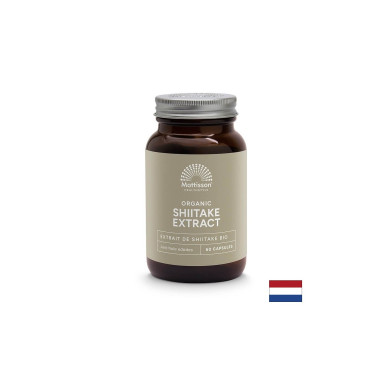 Силен имунитет, енергия и тонус Шийтаке (Shiitake Extract Organic) 60 капсули