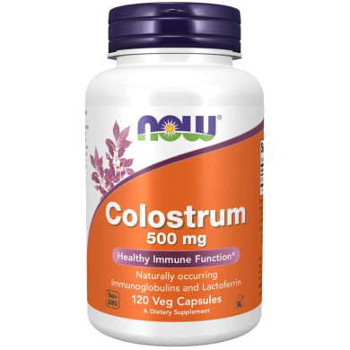 Now - Colostrum / Коластра 500 Мг - 120 Капсули