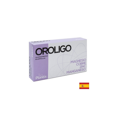 Oroligo Oligoelementos (магнезий, мед, цинк, манган)/ За силен имунитет, 20 ампули за пиене Artesania