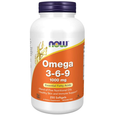 Now - Omega 3-6-9 1000 Мг - 250 Дражета