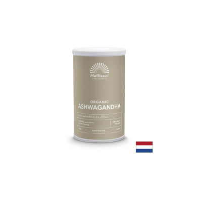 Релакс на нервната система - Ашваганда Био, 200 g прах Mattisson Healthstyle