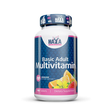 Haya Labs Basic Adult Multivitamin / Мултивитамини 100 Tabs.