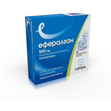 ЕФЕРАЛГАН ефервесцентни таблетки 500 мг х 16
