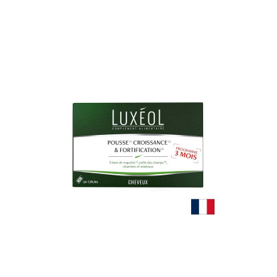 Укрепва космения фоликул и стимулира растежа на косата - Luxéol формула, 90 капсули