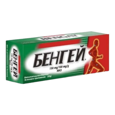 БЕНГЕЙ ОБЕЗБОЛЯВАЩ 150МГ/100МГ 50Г Х 1