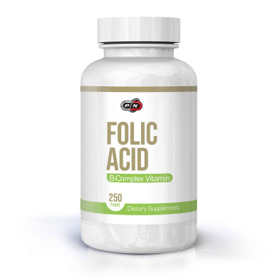 Pure Nutrition - Folic Acid / Фолиева Киселина- 800 Mcg + B-12 - 250 Таблетки