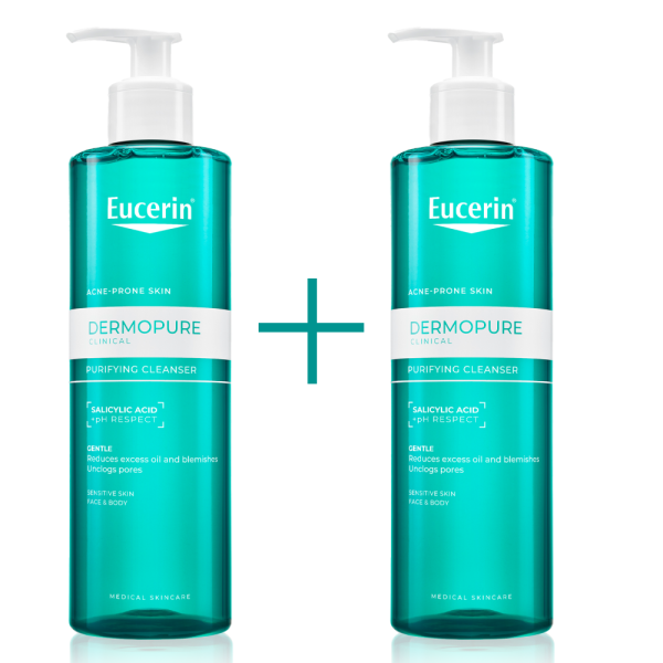 Eucerin DermoPure Clinical Измиващ гел 1+1
