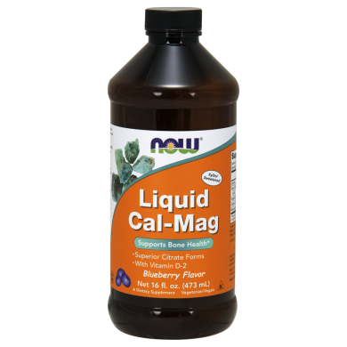 Now - Liquid Cal-Mag / Течен Калций и Магнезий - 473 Мл