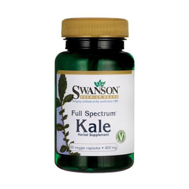 SWANSON Full Spectrum Kale 400mg. / 60 Vcaps