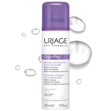 Uriage Gyn-Phy Почистващ аерозол за интимна хигиена 50 ml
