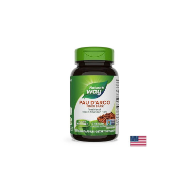 Pau D`Arco Inner Bark/ Мравчено дърво (вътрешна кора) х 100 капсули Nature’s Way