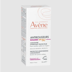 AVENE ANTIROUGEURS ROSAMED SPF50+ Предпазващ хидратиращ концентрат за чувствителна кожа, 30ml