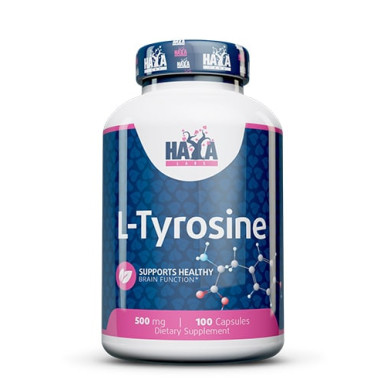 Haya Labs L-Tyrosine / Л-тирозин 500mg. / 100 Caps.