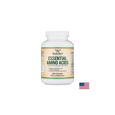 Essential amino acids - Есенциални аминокиселини, 225 капсули Double Wood