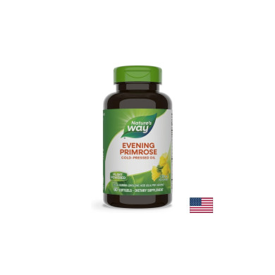 Evening Primrose - Вечерна иглика (масло), 1300 mg, 60 софтгел капсули Nature’s Way
