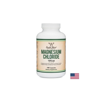 Magnesium chloride/ Магнезий (хлорид), 180 капсули Double Wood