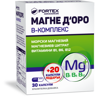 Магне Доро В-комплекс х30+20 капсули