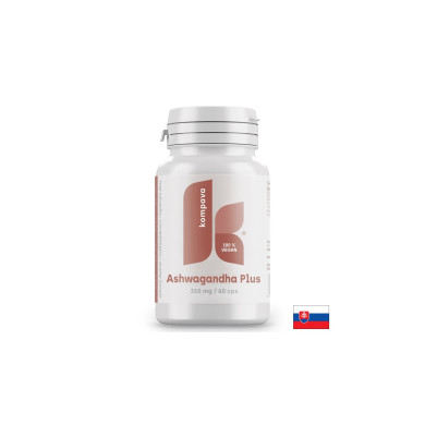 Ашваганда 348 mg + BioPerine® 2 mg Спокойствие и нервна система 60 капсули