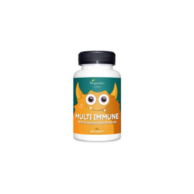 Multi Immune with Vitamins and Minerals - Мултиимун витамини и минерали за деца, 60 желирани таблетки Vegavero