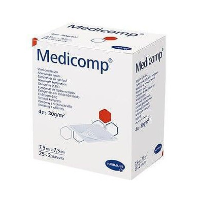 МЕДИКОМП КОМПРЕС НТТ СТЕР. 7.5/7.5СМ Х2 Х25