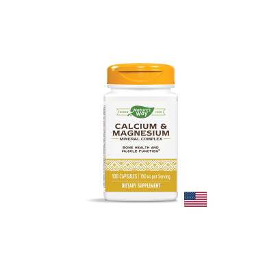 Calcium & Magnesium/ Калций & Магнезий х 100 капсули Nature’s Way