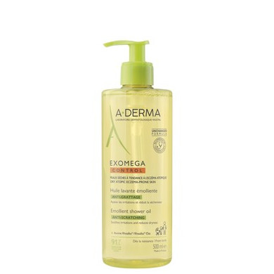 A-Derma Exomega Control Емолиентно душ-олио 500мл