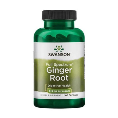 SWANSON Ginger Root 540mg. / 100 Caps