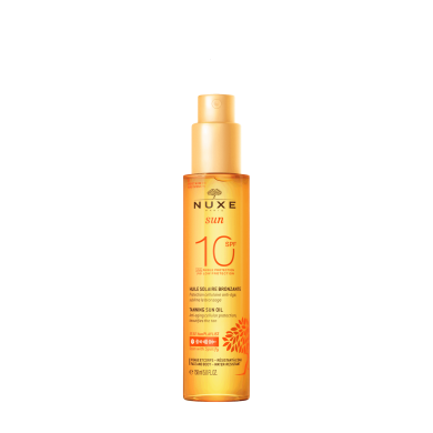 NUXE SUN Слънцезащитно масло за тен с ниска защита за лице и тяло SPF10 150ml