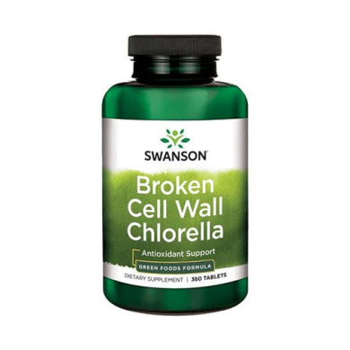 SWANSON Broken Cell Wall Chlorella 500mg. / 360 Caps