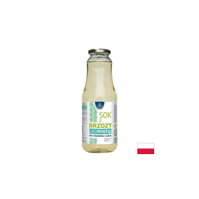 Сок от бреза с отвара от листа на мента, 990 ml