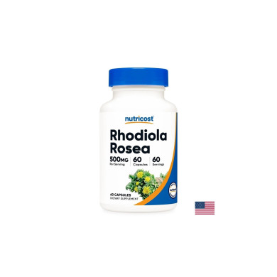 Стрес и добро настроение - Златен корен - Rhodiola Rosea, 60 капсули