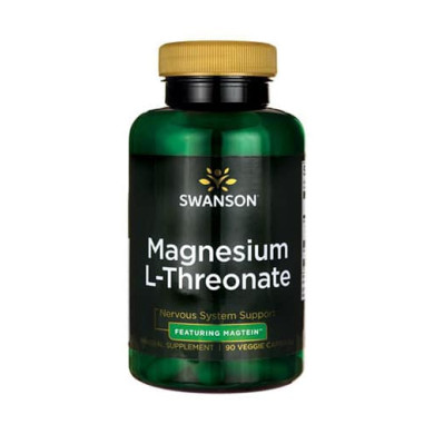 SWANSON Magnesium L-Threonate / 90 Vcaps