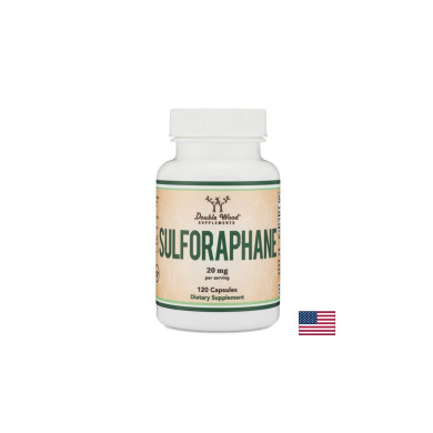 Антиоксидант - Сулфорафан (Sulforaphane), 20 mg х 120 капсули Double Wood