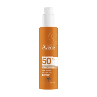 Avene Sun SPF50 100% Невидим спрей за възрастни за лице и тяло 200 ml