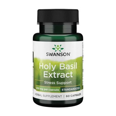 SWANSON Holy Basil Extract (Tulsi) 400mg. / 60 Caps