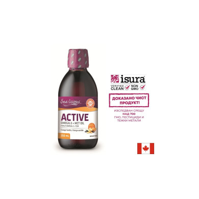 Sea-Licious® Active Omega-3 with Vitamin D3 & MCT Oil - Омега-3 + витамин D3 и МСТ, 250 ml Natural Factors