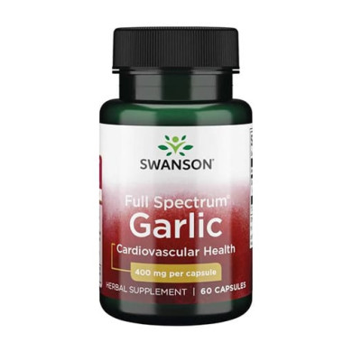 SWANSON Full Spectrum Garlic 400mg. / 60 Caps