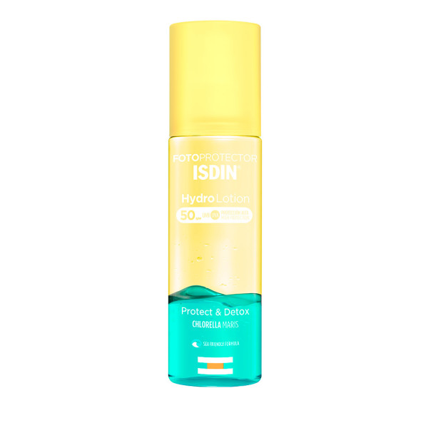 ISDIN Fotoprotector HydroLotion SPF 50+ Двуфазен, хидратиращ продукт за тяло 200мл + подарък плажна чанта