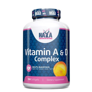 Haya Labs Vitamin A & D Complex/ Витамин А и Д / 100 Soft