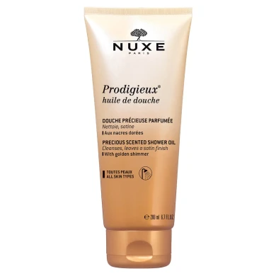 Nuxe Prodigieux Измиващо душ олио със златни частици 200 мл