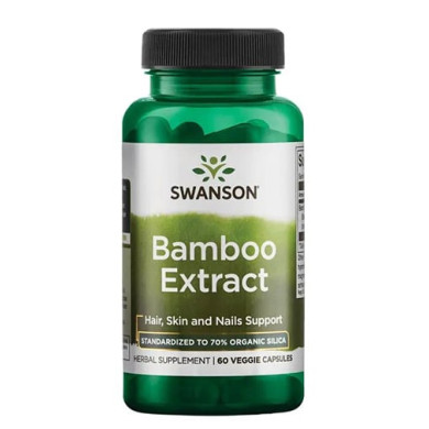 SWANSON Bamboo Extract / 60 Vcaps