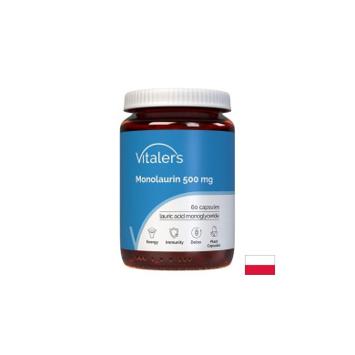 Монолаурин Имунна защита и енергия 500 mg, 60 капсули