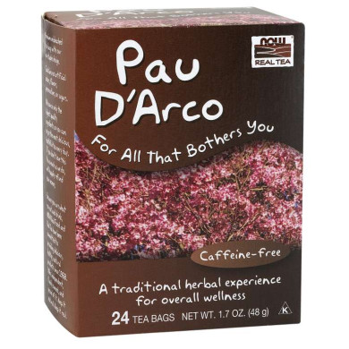 Now - Pau D Arco Чай - 24 Пакетчета