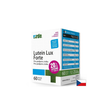 Lutein Lux Forte Лутеин, зеаксантин и цинк за добро зрение и защита на очите 60 капсули