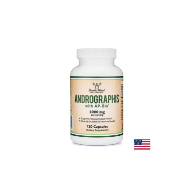 Andrographis with AP-Bio®/ Андрографис, 120 капсули Double Wood