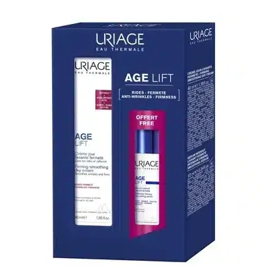Uriage Age Lift Коригиращ дневен крем с лифтинг ефект х40 мл + Коригиращ серум с лифтинг ефект х10 мл промо комплект